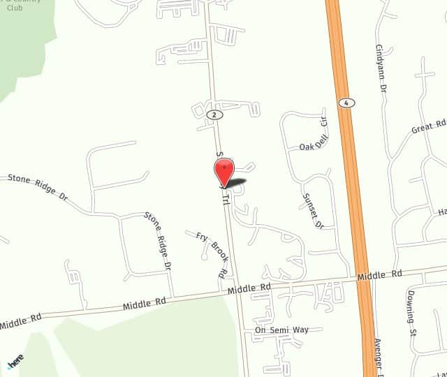 Location Map: 1672 S County Trail #302 East Greenwich, RI 02818