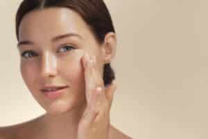 Woman with clear, glowing skin from VI Peel in East Greenwich, RI